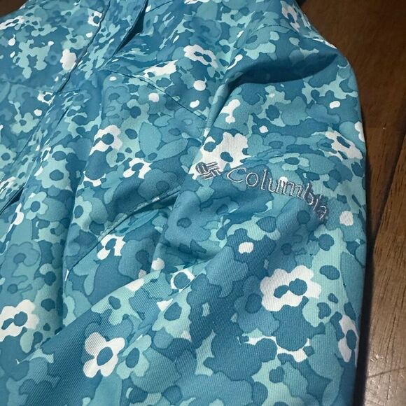 Columbia Girls Omni Tech Interchange Jacket Coat Waterproof Sz L 14/16 Ski Snow - Picture 5 of 12